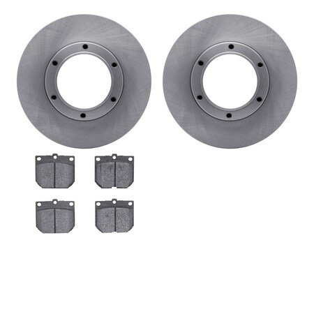 Dynamic Friction Company Front Brake Rotors with 5000 Advanced Brake Pads 6502-67429